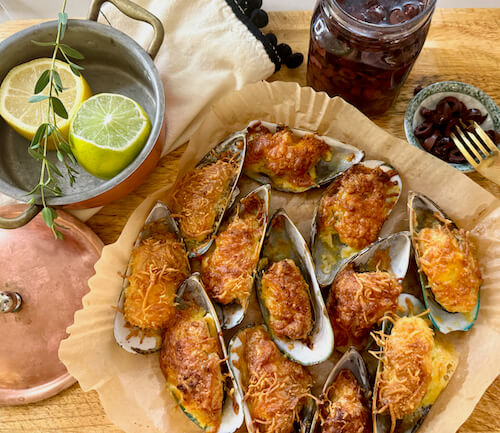Baked Mussels Recipe