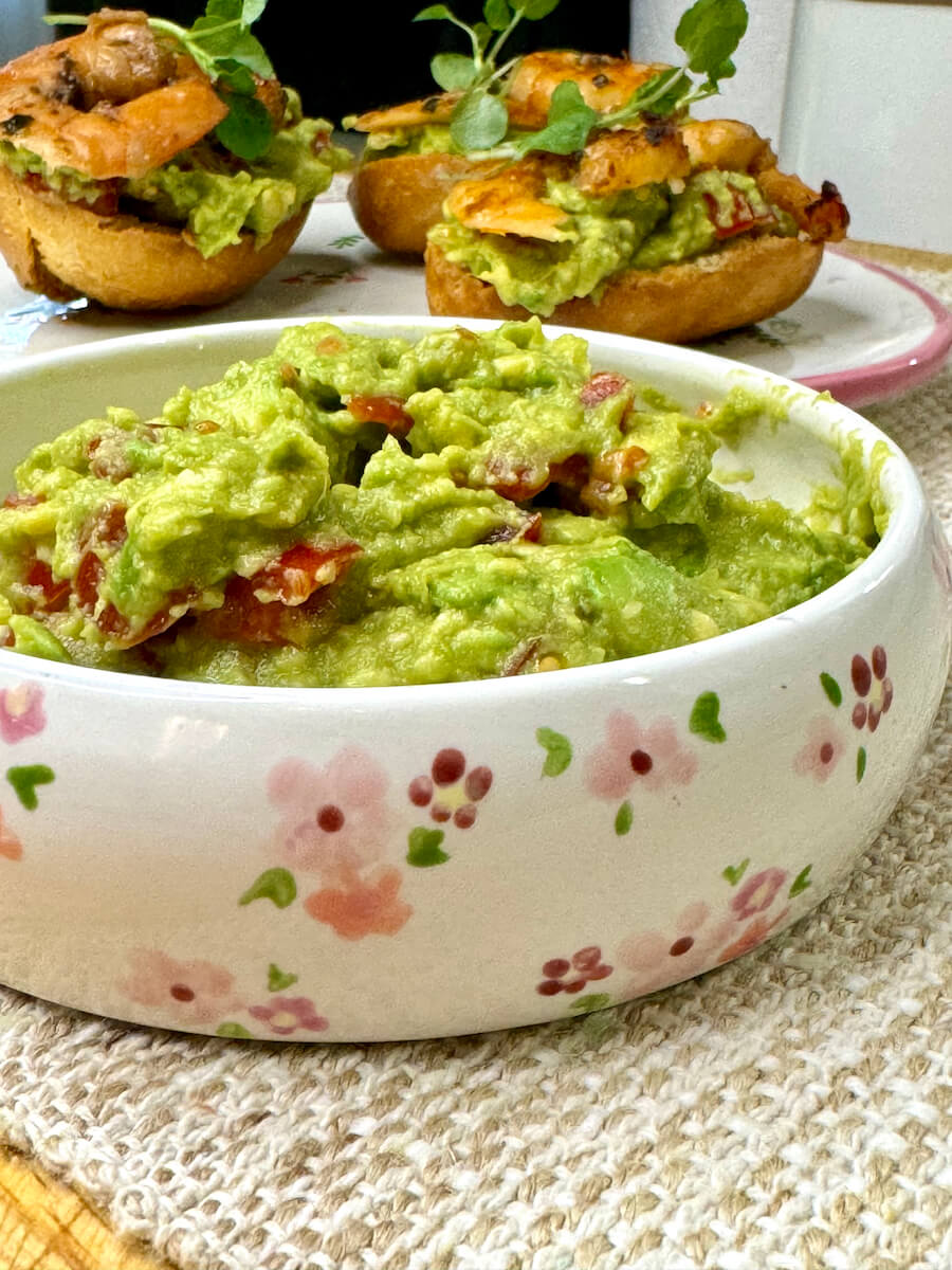 Garlic Guacamole without Onion